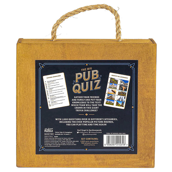 The Big Pub Quiz Game