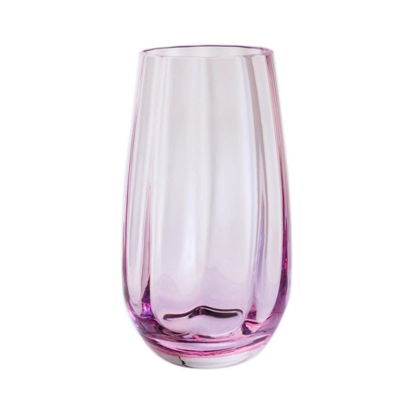 Artisan Dewdrop Iron Vase - Pink