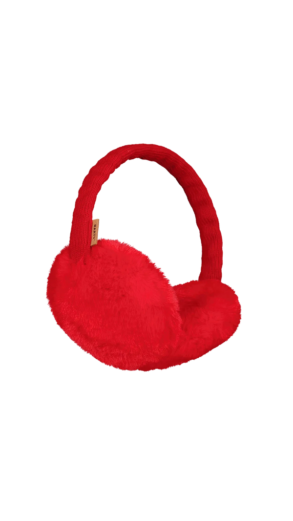 Plush Earmuffs - Red