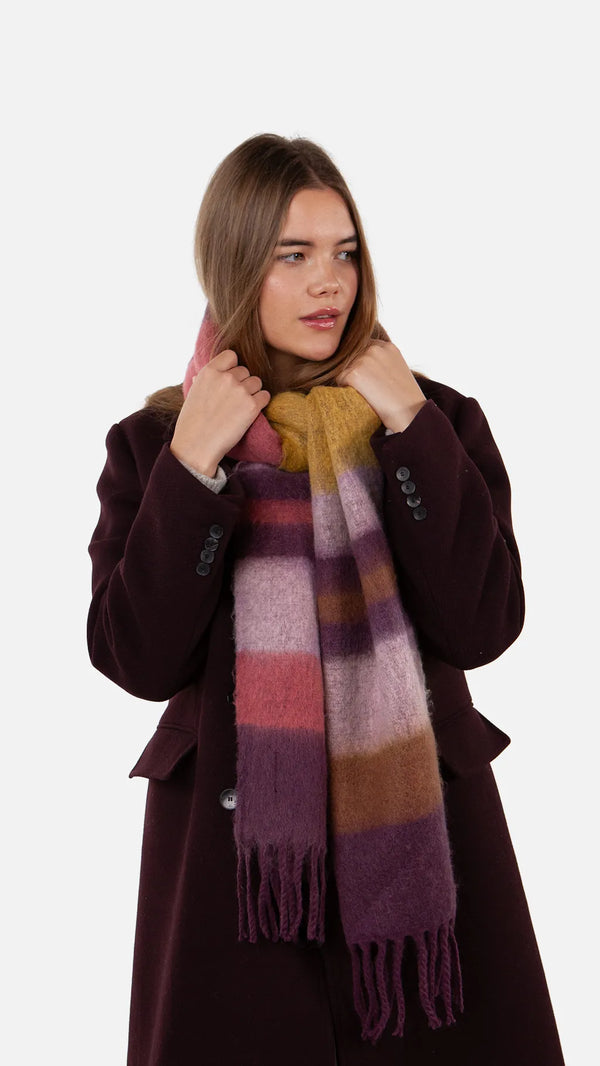 Eluzabeth Scarf - Aubergine
