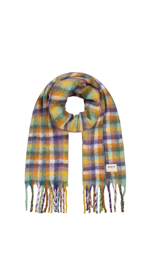 Plaity Scarf - Brown
