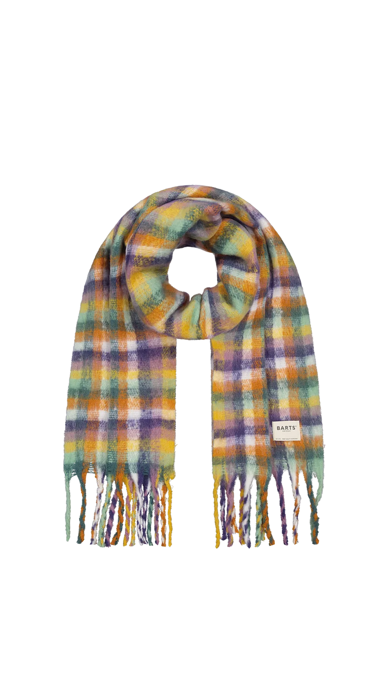 Plaity Scarf - Brown