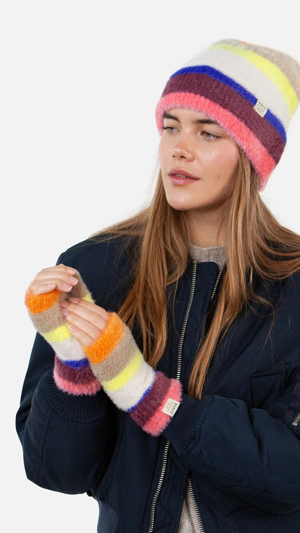 Kumana Fingerless Gloves - Magenta