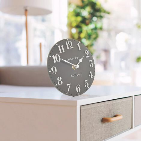 6" Arabic Mantel Clock -Dolphin