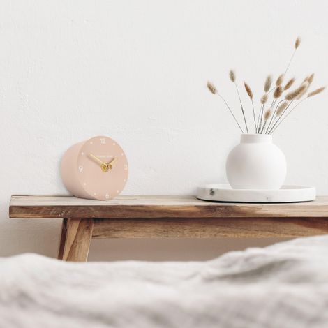 4" Portobello Mantel Clock - Rose