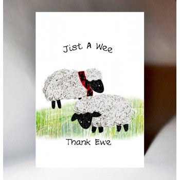 Just A Wee Thank Ewe Card