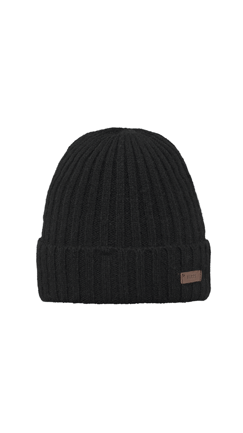 Haakon Turnup Beanie - Black