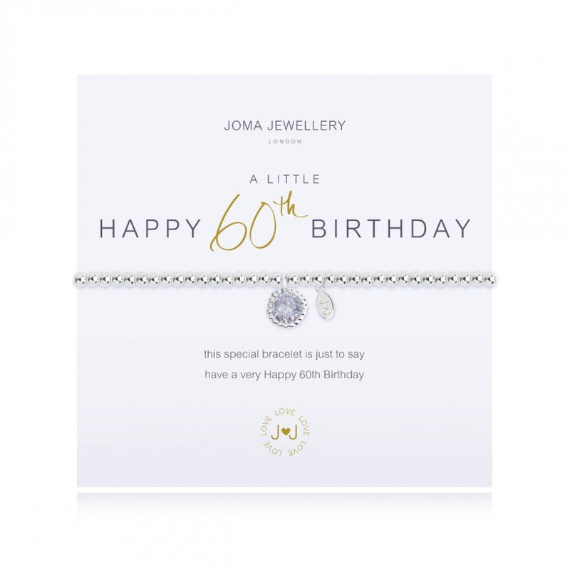 A Little Happy 60th Birthday Bracelet