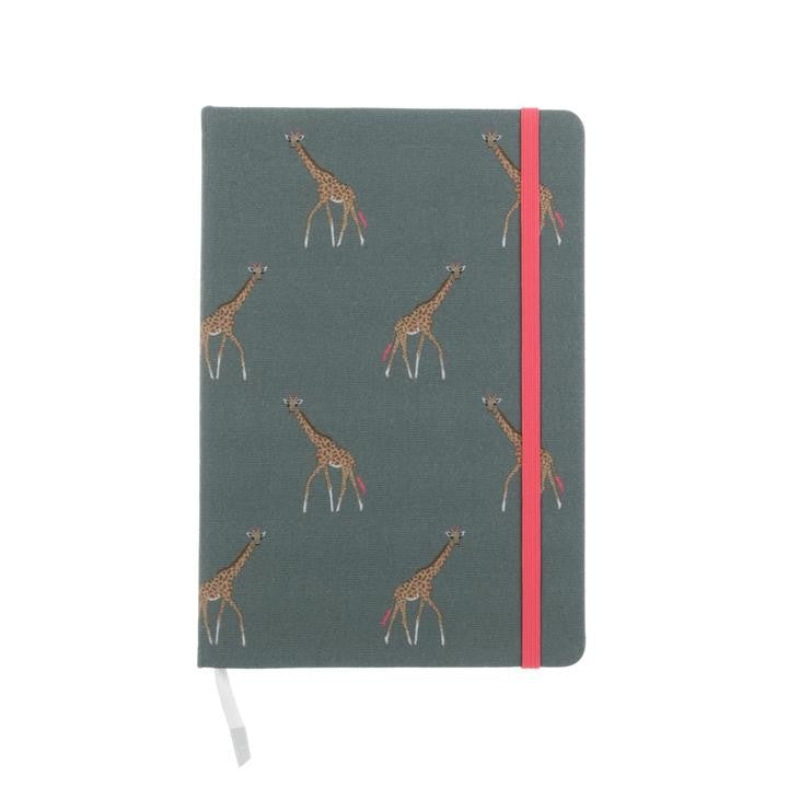 Giraffes Fabric A5 Notebook