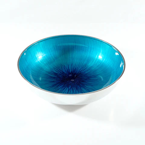 Brushed Aqua Fruit Bowl