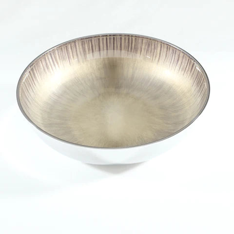 Brushed Silver Fruit Bowl