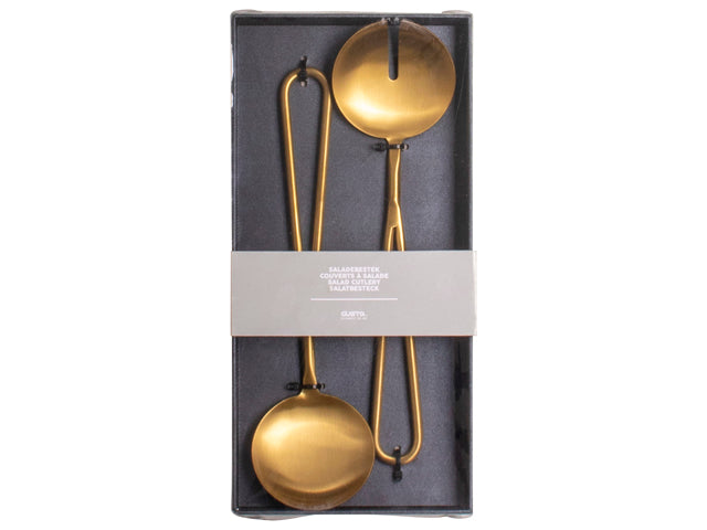 Gold Salad Cutlery Set