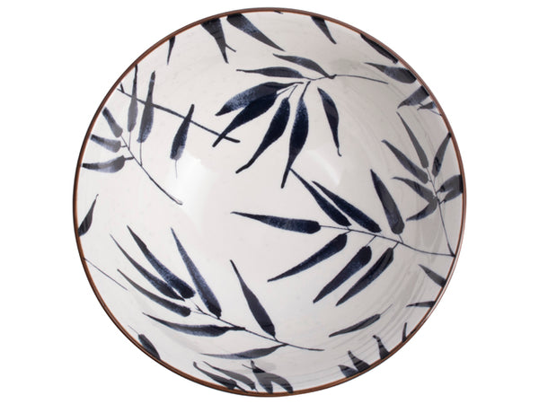 Bamboo Ceramic Bowl - 19.5 X 9cm