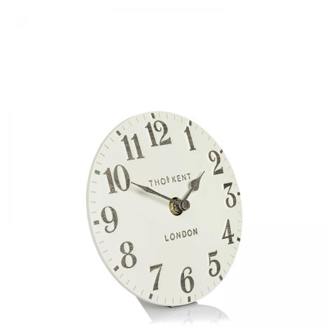 6" Arabic Mantel Clock - Limestone