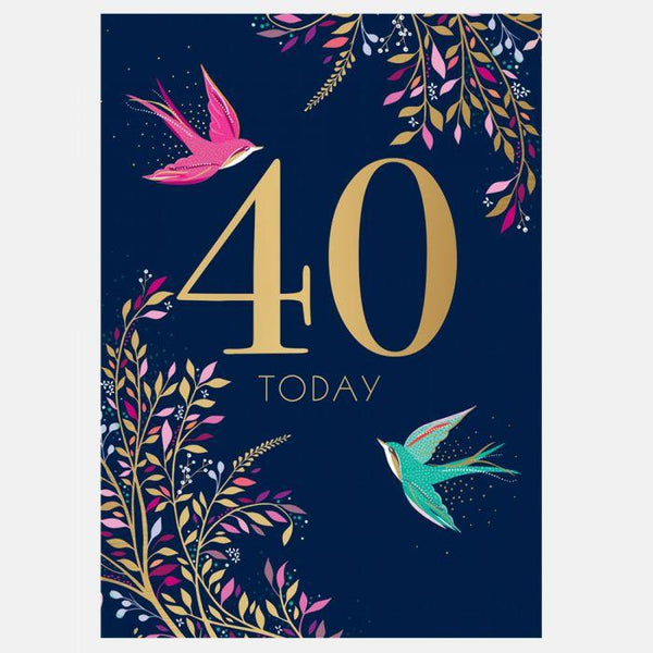 40th Birthday Card