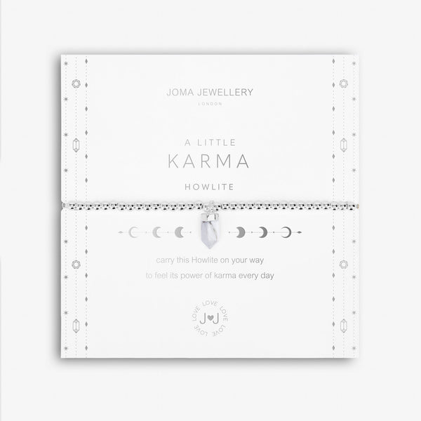 A Little Karma (Howlite) Bracelet
