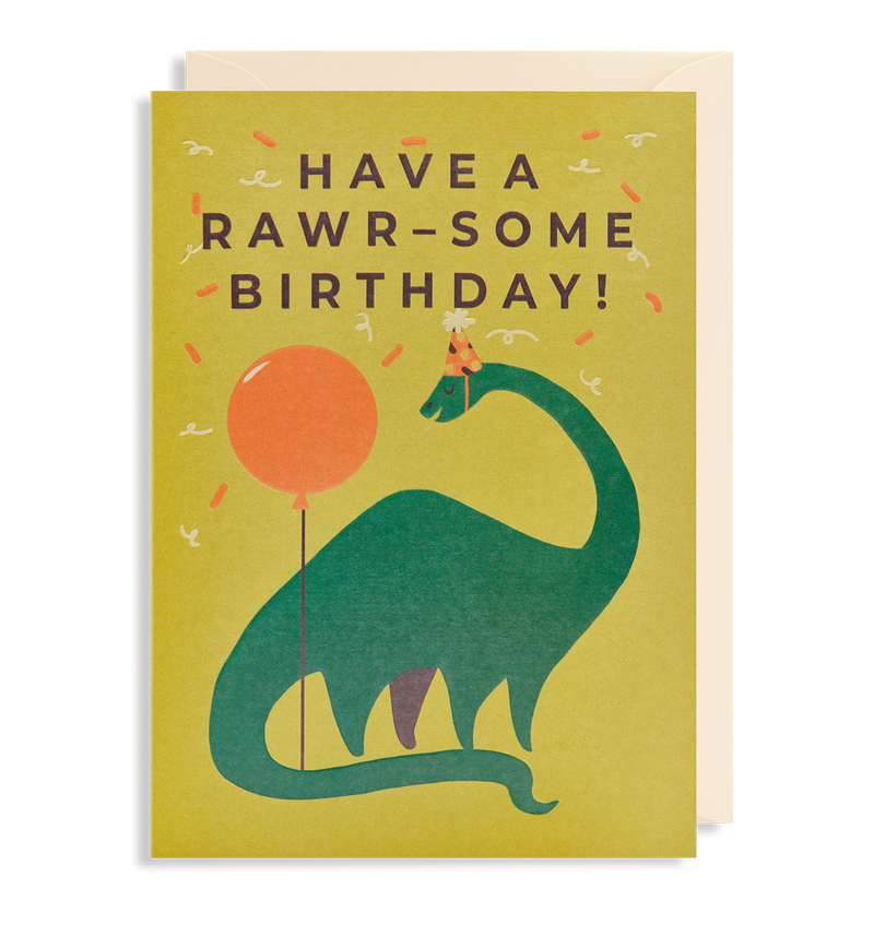 Have A Rawr-some Birthday Card