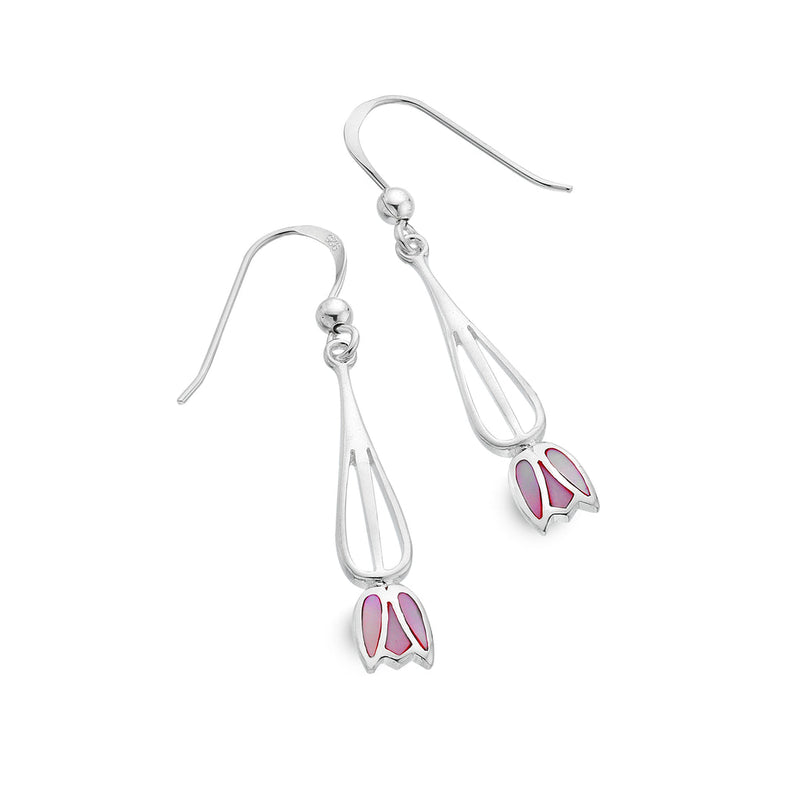Pink Tulip Earrings