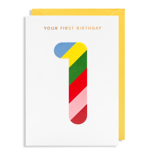 Your First Birthday Card