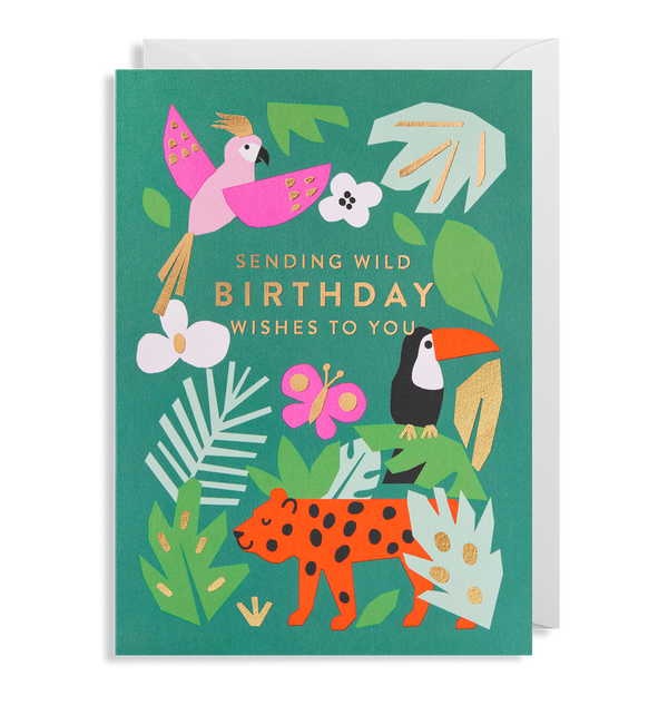 Wild Birthday Wishes Card