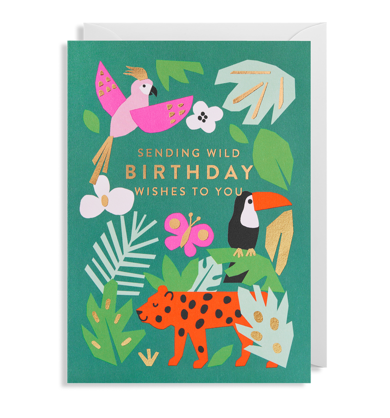 Wild Birthday Wishes Card