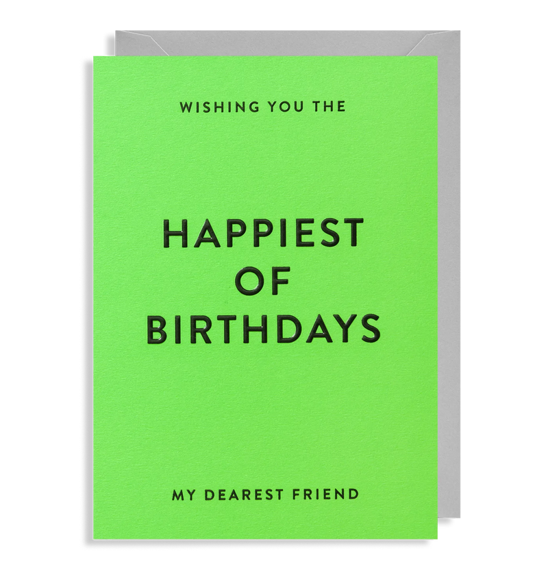 Happiest of Birthdays Card