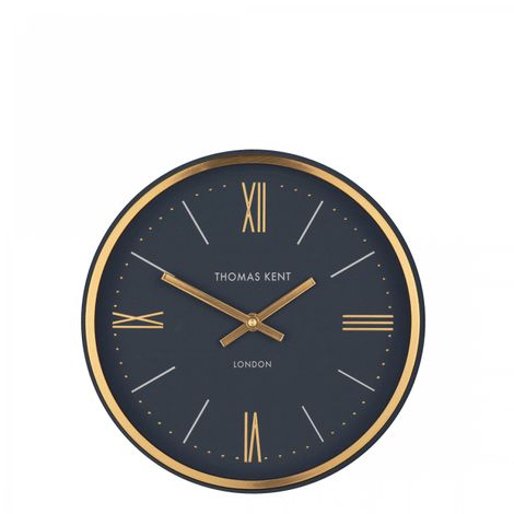 10" Hampton Wall Clock - Navy