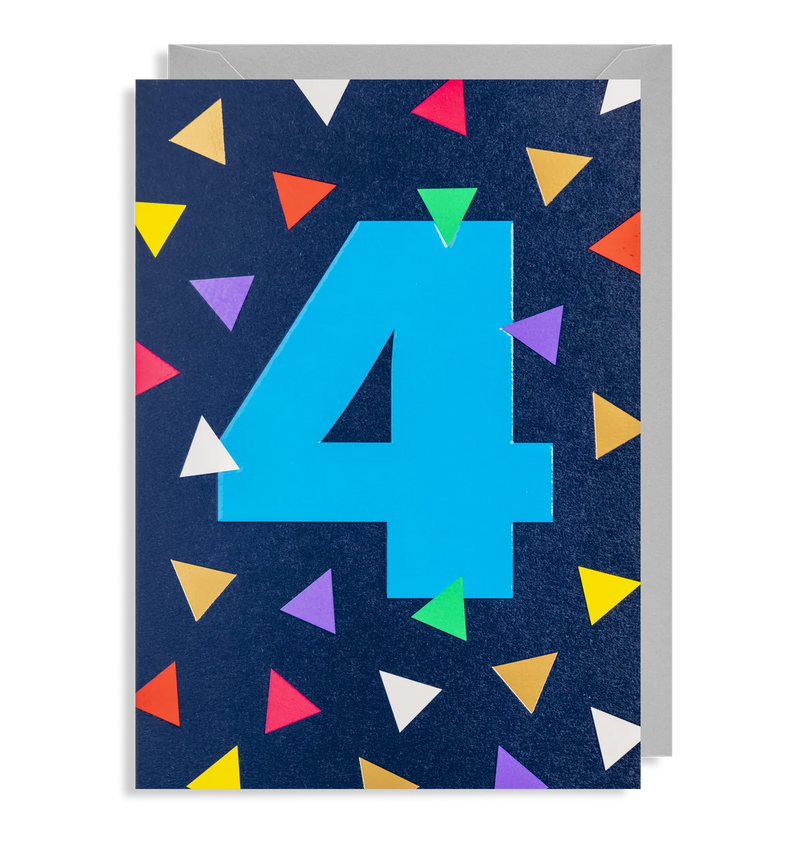 4th Birthday Card