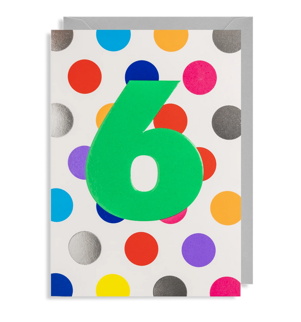6th Birthday Card