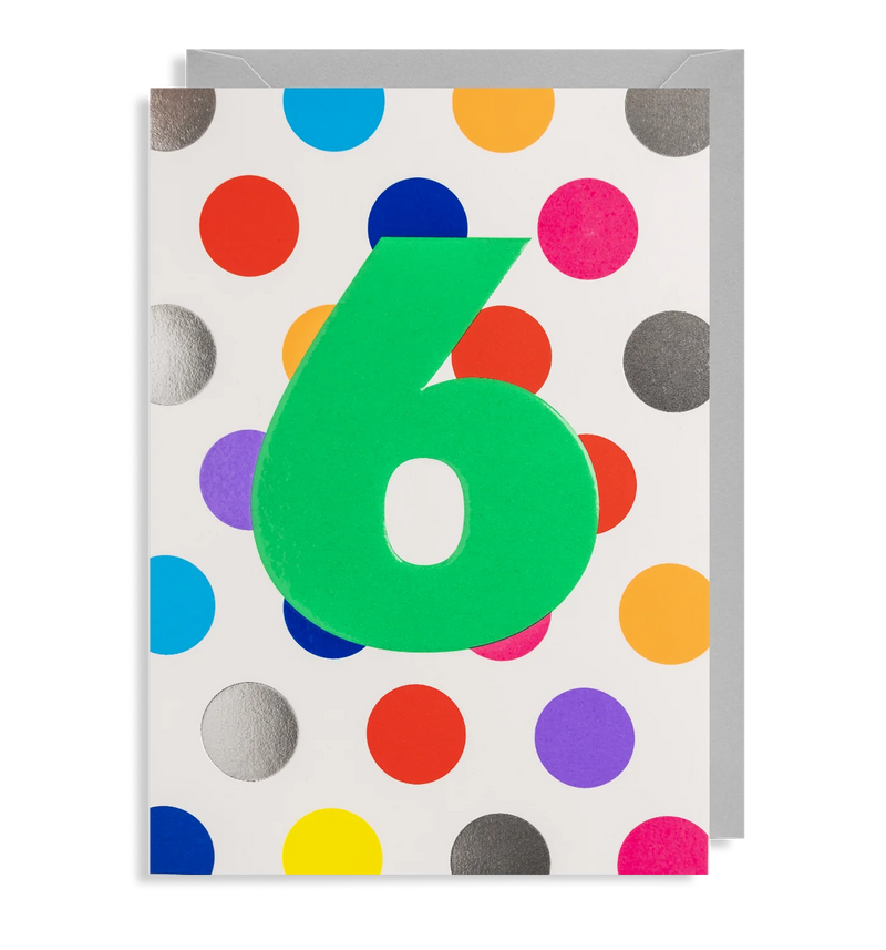 6th Birthday Card