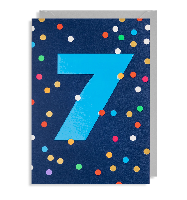 7th Birthday Card