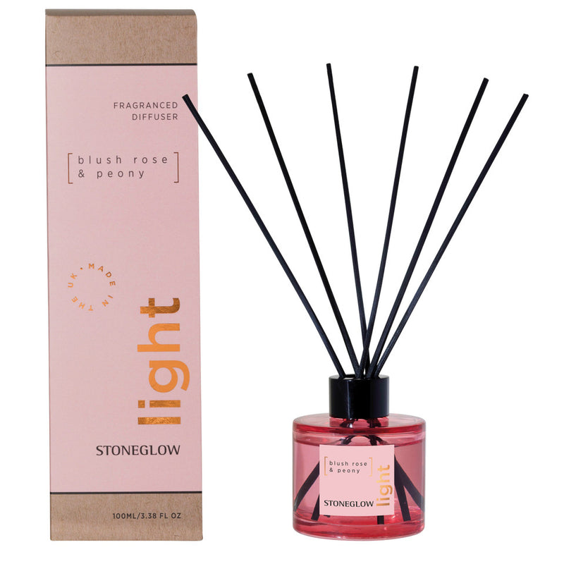 Elements- Light- Blush Rose & Peony Reed Diffuser