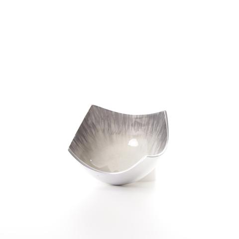 Brushed Silver Square Dish