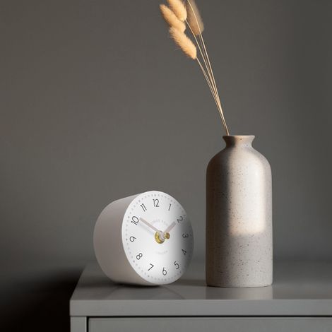 4" Tumbler Mantel Clock - Salt