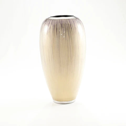 Brushed Silver Vase