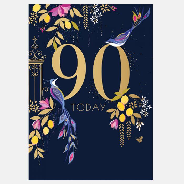 90 Today Birthday Card