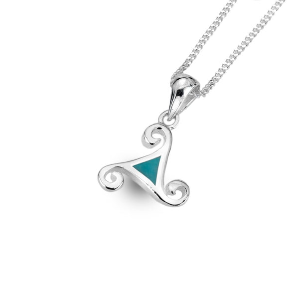 Turquoise Trinity Knot Pendant