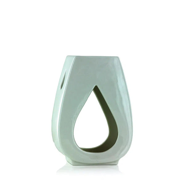 White Ceramic Droplet Shaped Oil Burner