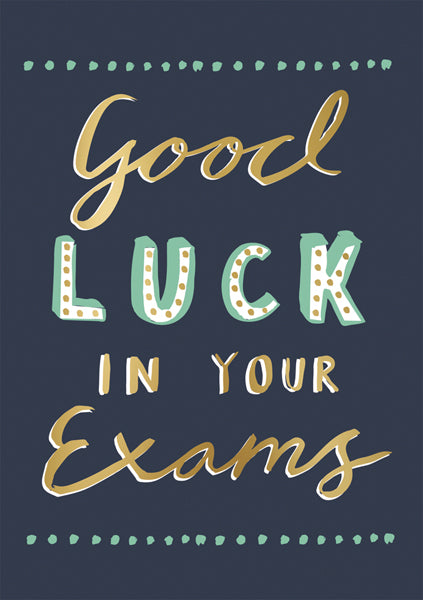 Good Luck in Your Exams Card