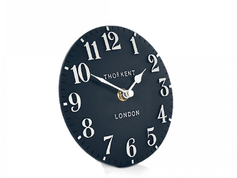 6" Arabic Mantel Clock - Ink