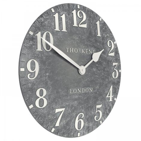 20" Arabic Outdoor Clock - Cement