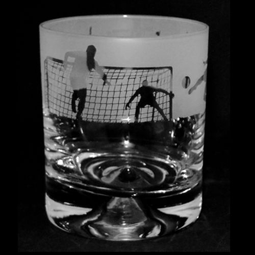 Football Whisky Glass