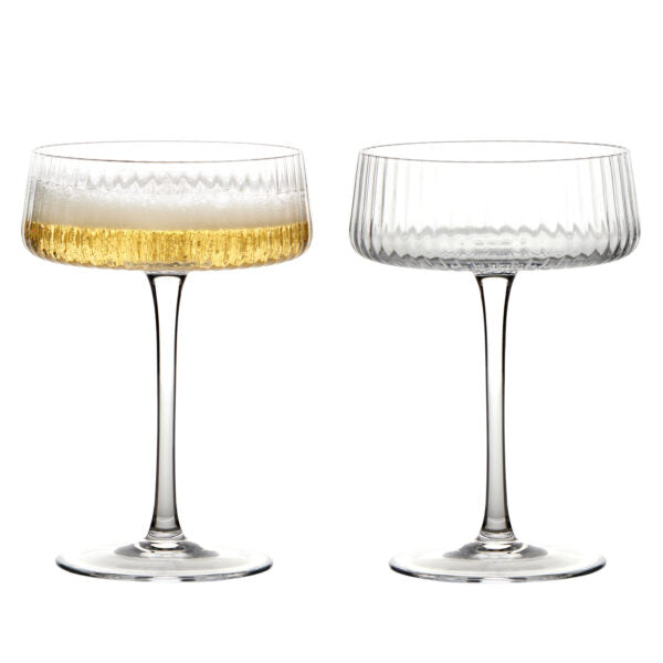 Empire Champagne Saucers - Set Of 2