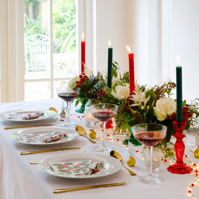 Botanical Holly Bead String Lights