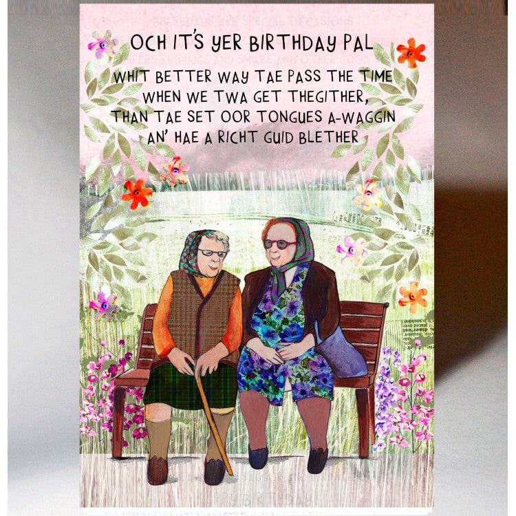A Richt Guid Blether Birthday Card