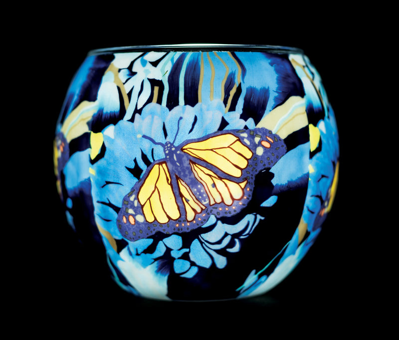 Monarch Butterfly Light Glass