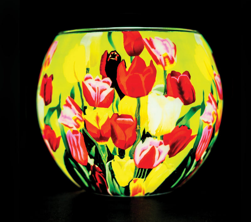 Tulips Light Glass