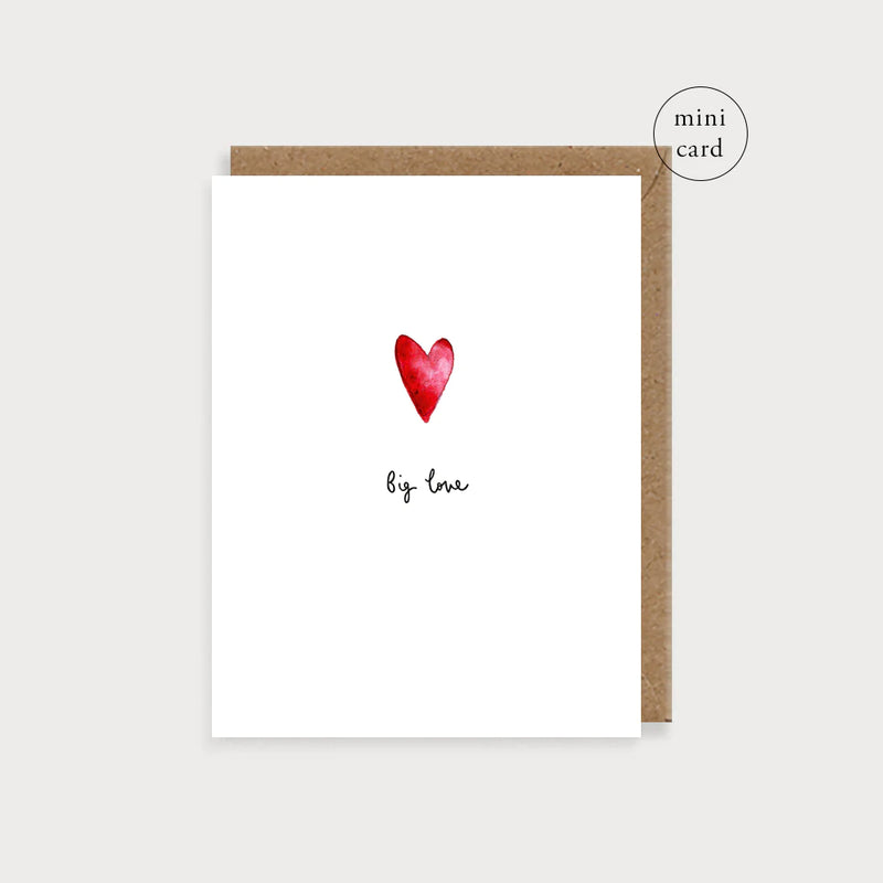Heart Big Love Card