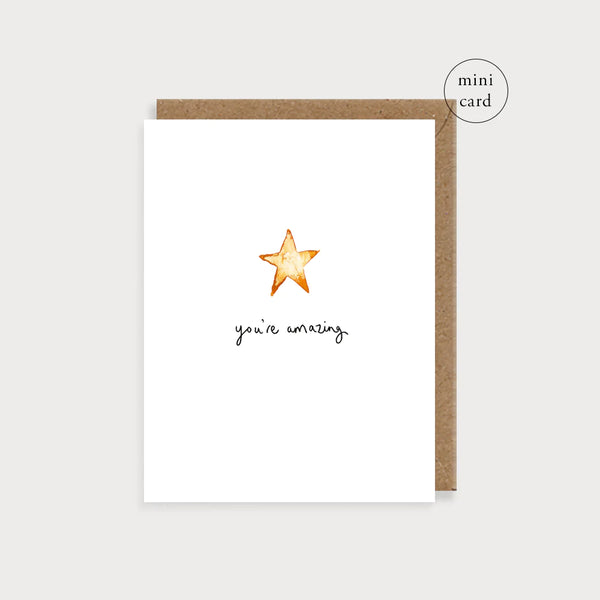 Star You're Amazing Card