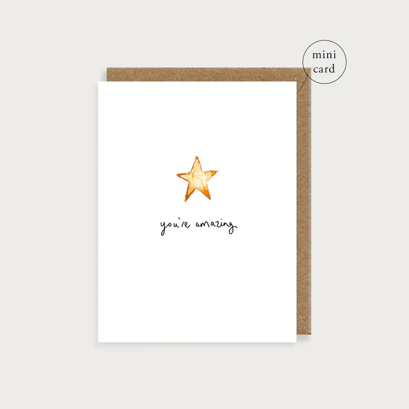 Star You're Amazing Card